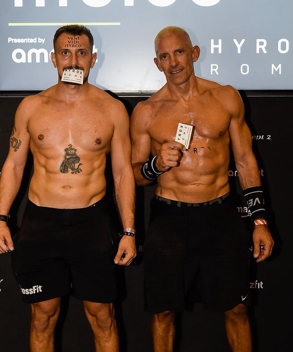 Antonio e Simone — HYROX Roma Pro